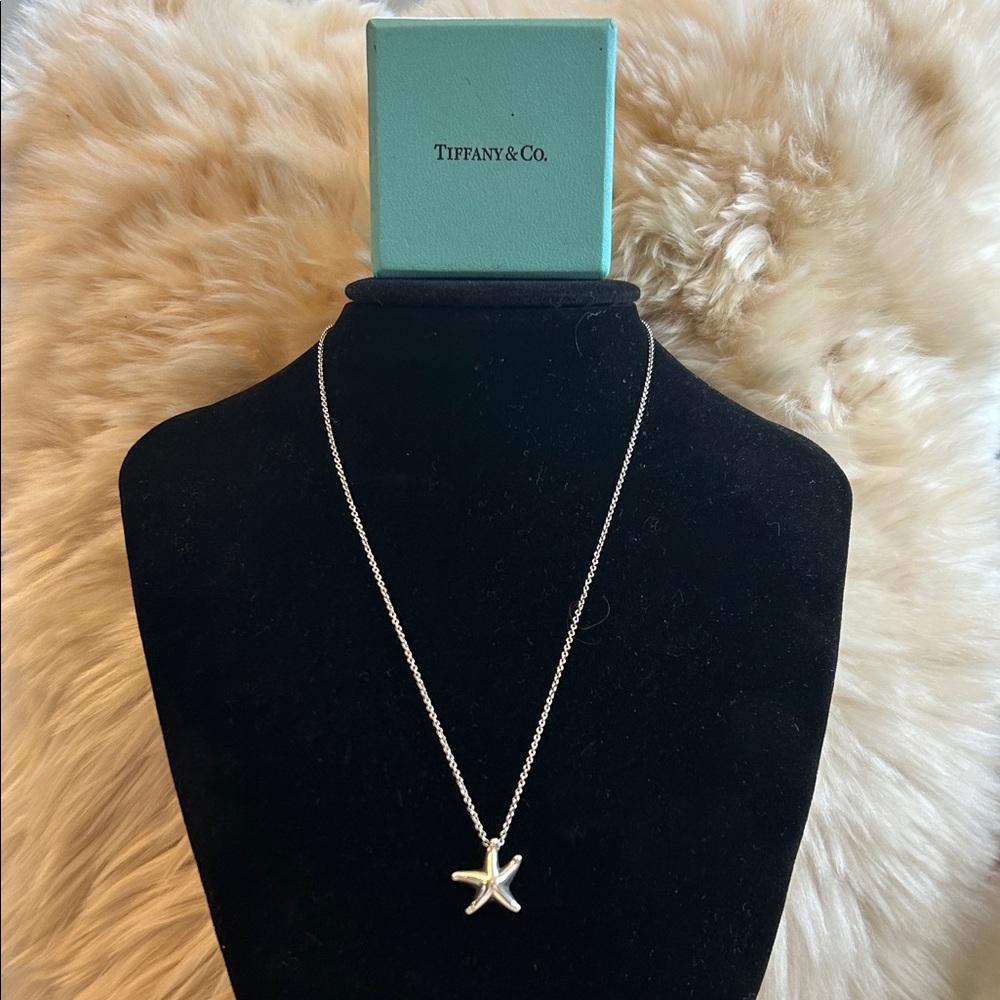 Tiffany & Co. Silver Starfish Necklace